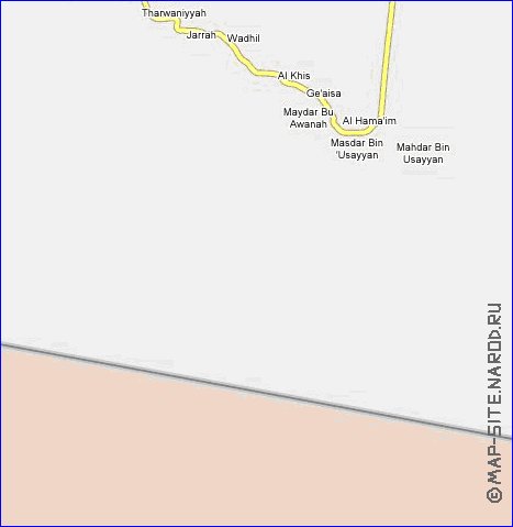 carte de Emirats arabes unis