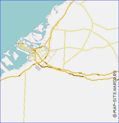 carte de Emirats arabes unis