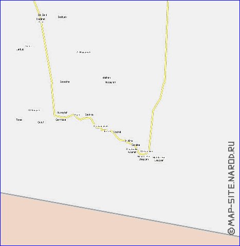 carte de Emirats arabes unis