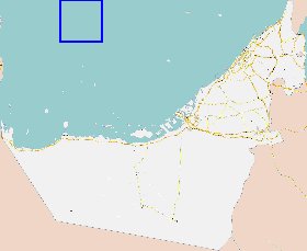 carte de Emirats arabes unis