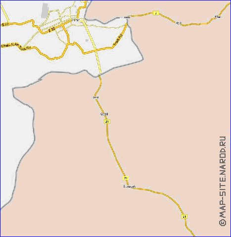 carte de Emirats arabes unis