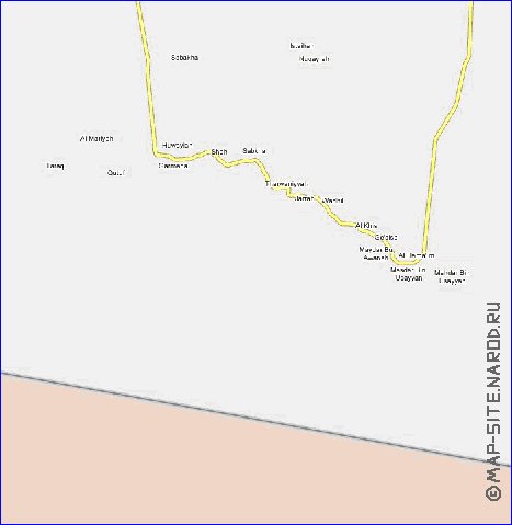 carte de Emirats arabes unis