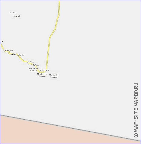 carte de Emirats arabes unis