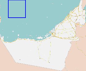 carte de Emirats arabes unis