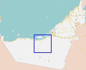 carte de Emirats arabes unis