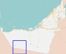 carte de Emirats arabes unis