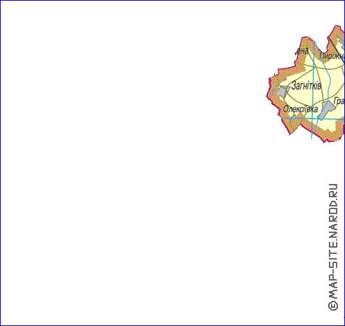 mapa de Odessa do idioma ucraniano