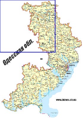 mapa de Odessa do idioma ucraniano