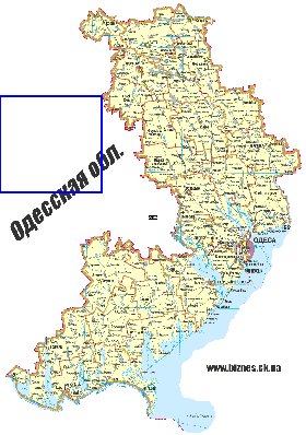 mapa de Odessa do idioma ucraniano