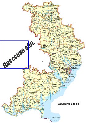 mapa de Odessa do idioma ucraniano