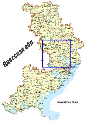 mapa de Odessa do idioma ucraniano