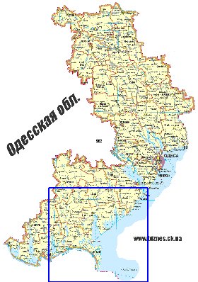 mapa de Odessa do idioma ucraniano