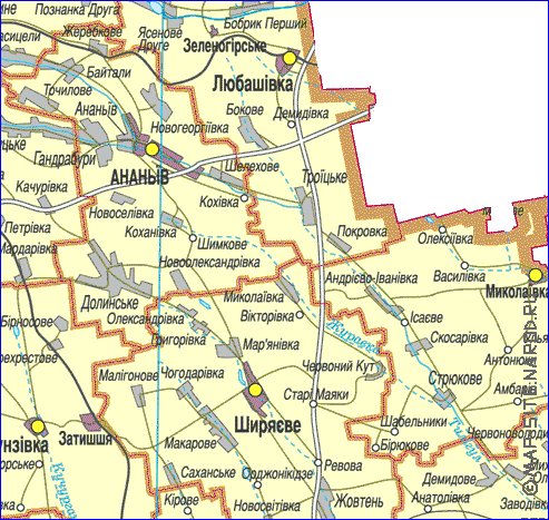 mapa de Odessa