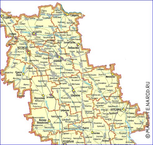 mapa de Odessa