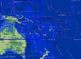mapa de Oceania