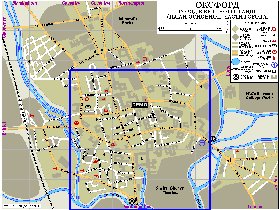 carte de Oxford en anglais