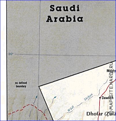 carte de Oman