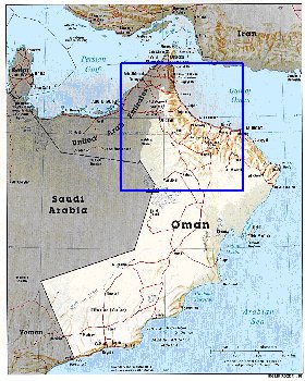 carte de Oman