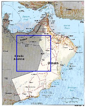 carte de Oman