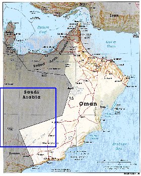 carte de Oman