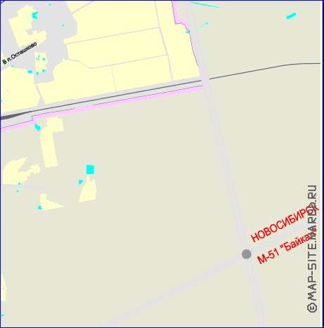 Transport carte de Omsk