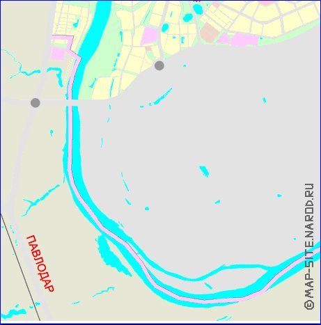 Transport carte de Omsk