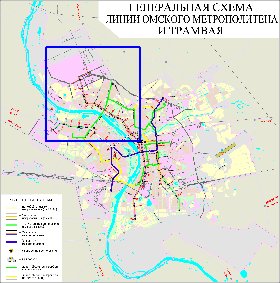 Transport carte de Omsk