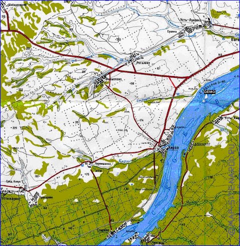 Карта автомобильных дорог ордынского района