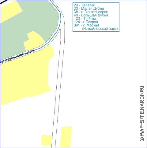 Transport carte de Orekhovo-Zouevo