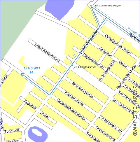 Transport carte de Orekhovo-Zouevo