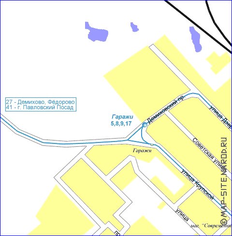 Transport carte de Orekhovo-Zouevo