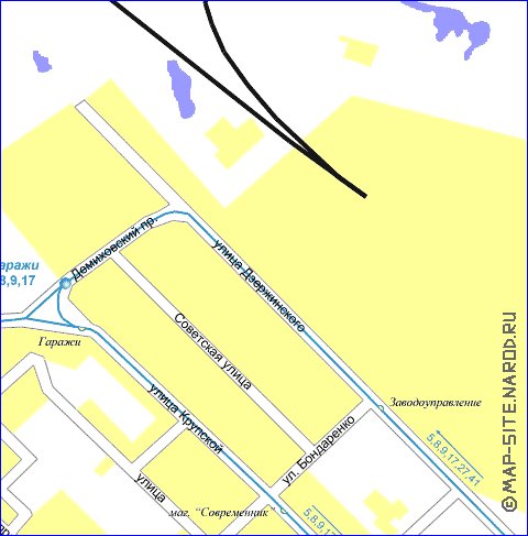 Transport carte de Orekhovo-Zouevo