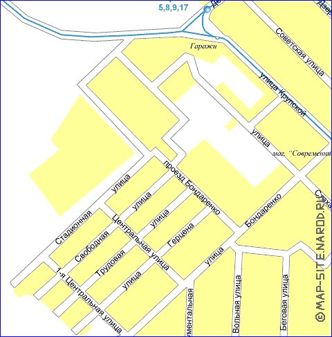 Transport carte de Orekhovo-Zouevo