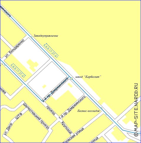 Transport carte de Orekhovo-Zouevo