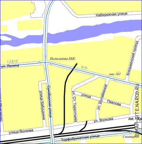 Transport carte de Orekhovo-Zouevo