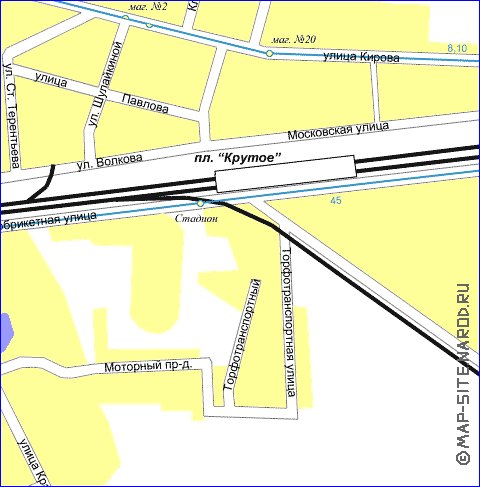 Transport carte de Orekhovo-Zouevo