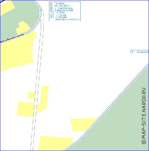 Transport carte de Orekhovo-Zouevo