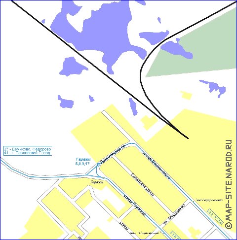 Transport carte de Orekhovo-Zouevo