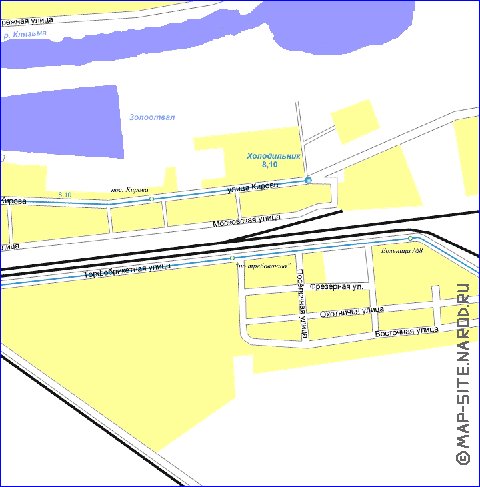 Transport carte de Orekhovo-Zouevo