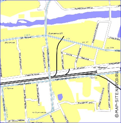 Transport carte de Orekhovo-Zouevo