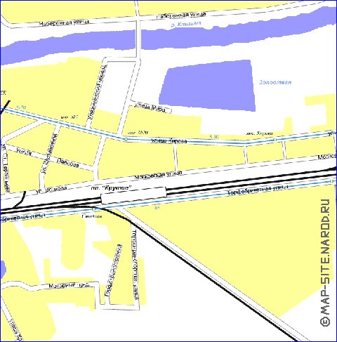 Transport carte de Orekhovo-Zouevo