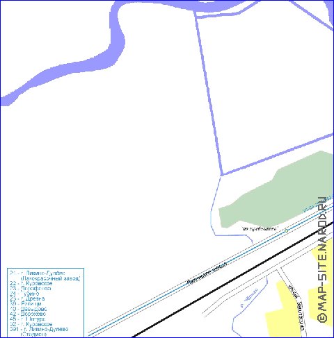 Transport carte de Orekhovo-Zouevo