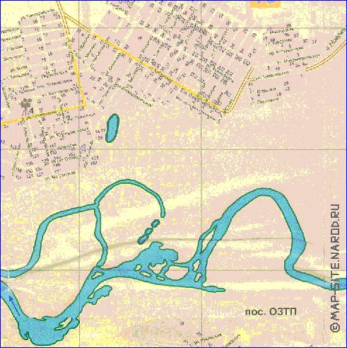 Карта орска с координатами